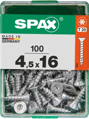 Produktbild von Spax Universalschrauben 4.5 x 16 mm TX 20 - 100 Stk.