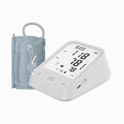 Produktbild von Tekoo Oberarm-Blutdruckmessgerät Digital, mit Sprachfunktion & 198 Speichern, für 2 Nutzer