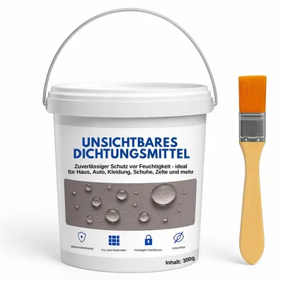 Zdjęcie produktu dla Masa uszczelniająca 300 g - Wodoodporna - Niewidoczna/Odporna na wysoką temperaturę - Szybkoschnąca/Możliwa do malowania - Nadaje się do wszystkich powierzchni - Idealna do łazienek/kuchni/ogrodów - Masa uszczelniająca