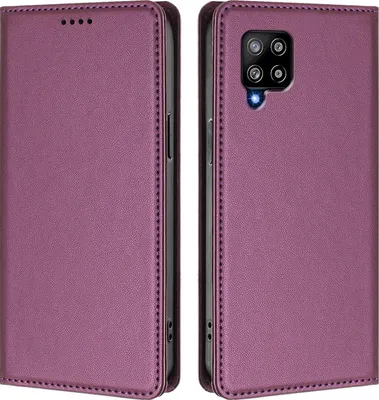 Image de Etui en cuir pour Samsung Galaxy A42 5G, étui magnétique en cuirPolyuréthaneavec support Violet