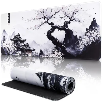 Produktbild von Schreibtischunterlage Gaming Mauspad XXL 80x30cm Anime Tastatur Matte rutschfest