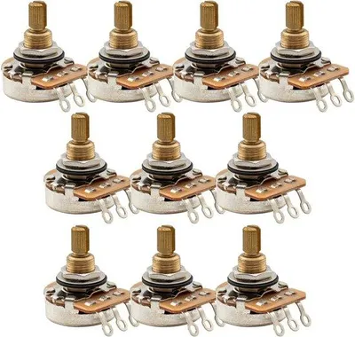 Productafbeelding van Set van 10 B250K Linear Potmeters voor Elektrische Gitaar en Basgitaar