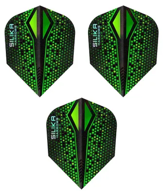 Produktbild von Harrows - Dart Flights "Colourshift X", Feder 3er-Pack PP4710 (Einheitsgröße) (Grün)