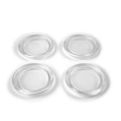 Produktbild von Möbeluntersetzer aus Kunststoff, glasklar - 4 Stück