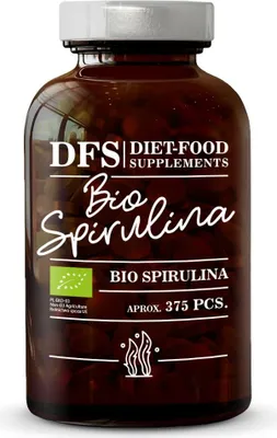SPIRULINA BIO (400 mg) 375 TABLETEK - DIET-FOOD