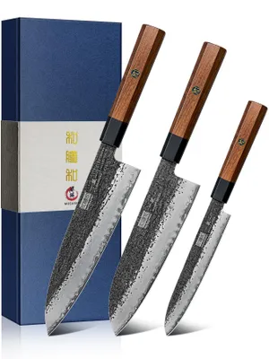 Produktbild von HOSHANHO 3-teiliges Messerset, Professionelles Japanisches Küchenmesser Set