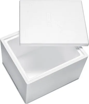Produktbild von 3x Isolierboxen mit Deckel aus Styropor EPS 480 x 415 x 350 mm 35 Liter