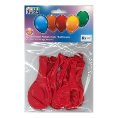Produktbild von Karaloon 8 rote Party und Veranstaltung Ballons in Heliumqualität