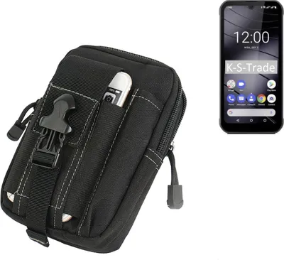 Produktbild von K-S-Trade Gürtel Tasche kompatibel mit Gigaset GX290 Gürteltasche Holster Schutz Hülle Handy Hülle Smartphone outdoor Handy-Hülle schwarz
