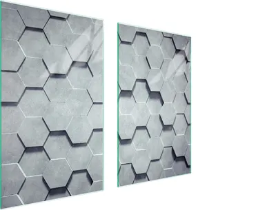 Produktbild von Glasschutzplatte Für Herd 75X52 Muster