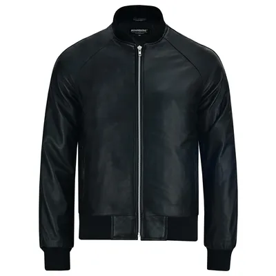 Produktbild von Bohmberg Herren Lederjacke Bomberjacke ''KAORI'' - Übergangsjacke aus edlem Lammnappa-Leder - hochwertig und angenehm weich-Urbanwear Gr. 3XL
