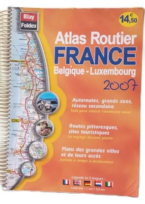 Image de Atlas routier France belgique - luxembourg