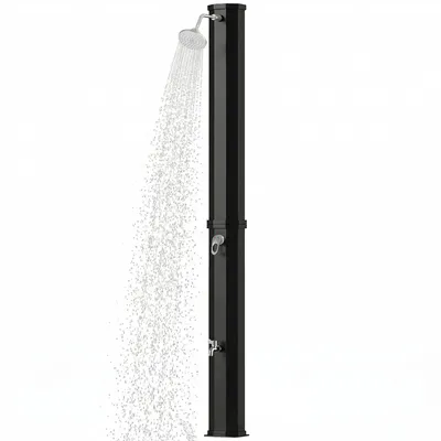 Produktbild von Outsunny Solardusche 60L Gartendusche mit schwenkbarem Regenduschkopf