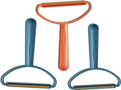 Immagine prodotto di Set da 3 rotoli riutilizzabili per rimuovere pelucchi e peli di animali: per peli di cane, peli di gatto, coperte per cani, vestiti e divani