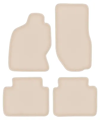 Produktbild von DURBAN Beige Velours-Fußmatten-Set für Ford Maverick MK1 (1994-2003)