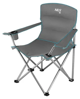 Obrázek produktu pro Skládací židle NILS Camp NC3079 šedá-zelená