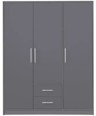 Produktbild von Marmex Kleiderschrank dreitüriger SMART 2 Anthrazit 150x190x56 cm
