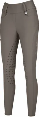 Produktbild von PIKEUR Damen Reitleggings Fullgrip Siebdruck taupe Athleisure HW 23, Größe:84