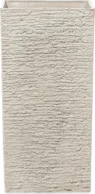 Produktbild von BELIANI Blumenkübel Beige 35 x 35 x 70 cm aus Steingemisch und Polyresin Quadratisch Modernes Design