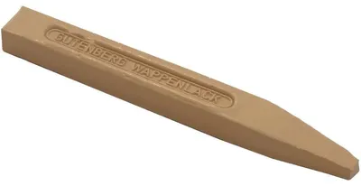 Produktbild von Wappenlack Stange in Meißelform beige VE=20 Stück