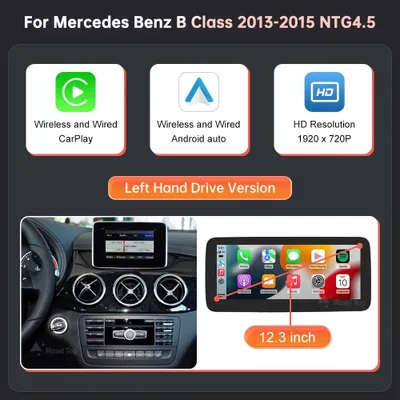 Obrázok produktu pre Bezdrôtový multimediálny displej – autorádio – vstavaná navigácia – CarPlay, Android Auto