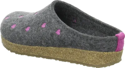 Produktbild von Haflinger Grizzly Cuoricini Hallenschuh Grau
