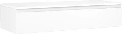 Produktbild von Mexen Orio Badezimmerschrank für Waschtisch 120 cm mit Arbeitsplatte, 1 Schublade, weiß matt - 91A10-12023-1-BFC01