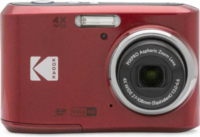 Zdjęcie produktu dla Kodak PIXPRO FZ45, 16 MP, 4608 x 3456 px, CMOS, 4x, Full HD, Czerwony
