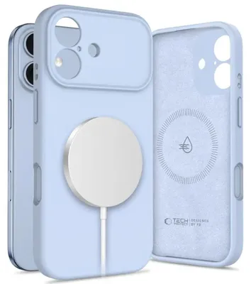 Image de Tech-Protect Silicone Magsafe iPhone 17 Mist Blue