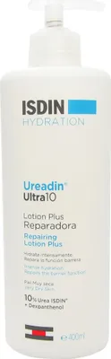 A white bottle of lotion with a pump dispenser.