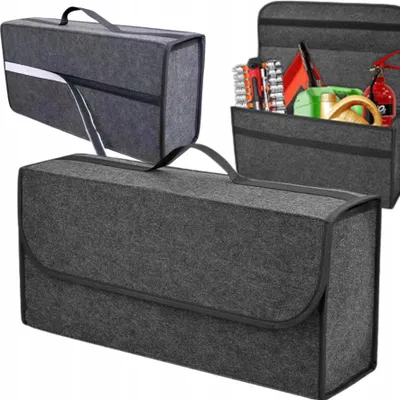 Produktbild von Korbi | Kofferraum Organizer - Filz - 50x17x24 cm - Praktisch, Stabil, Elegant