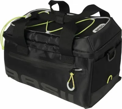 Produktbild von BASIL Gepäckträgertasche "Miles" - schwarz/lime