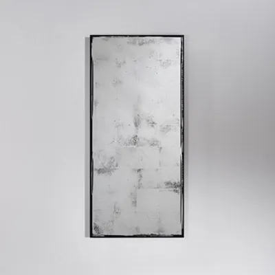 Zdjęcie produktu dla Lustro ścienne Casa Padrino w stylu Art Deco, vintage, w antycznym stylu, srebrne, 39 x 84 cm