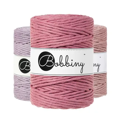 Obrázek produktu pro Bobbiny Macrame Cord 5 mm 100 m Natural Šňůra