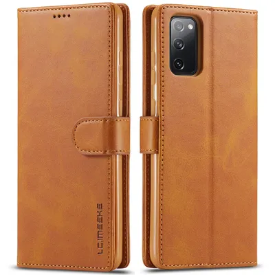 Obrázek produktu pro Pouzdro pro Samsung Galaxy M52 5G, kožené flipové pouzdro s magnetickým uzávěrem a stojánkem, ochranné pouzdro Žluť