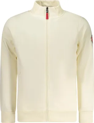 Produktbild von Gefüttertes Herren Sweatshirt mit Reißverschluss und Taschen - Weiß