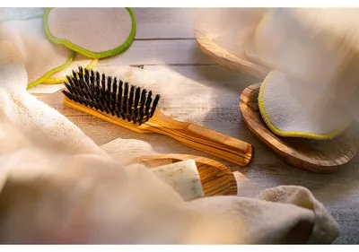Immagine prodotto di Spazzola per capelli - Legno d'ulivo stretto