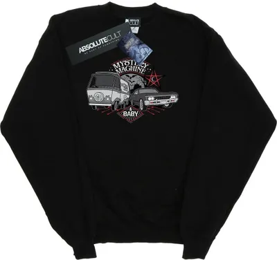 Produktbild von Scoobynatural - "Mystery Machine And Baby" Sweatshirt für Damen BI34184 (L) (Schwarz)