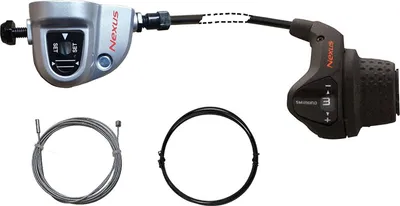 Produktbild von Shimano Nexus Drehgriffschalter SL-3S41E REVOSHIFT 3-Gang rechts (ESL3S41EALS)