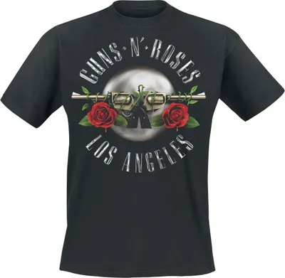 Produktbild von Guns N' Roses T-Shirt Herren Los Angeles Seal schwarz L