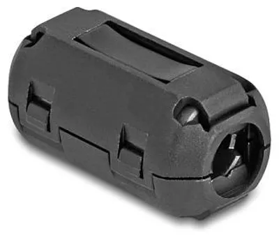 Productafbeelding van Delock ferrietkern / ferrietring voor ronde kabels, 9 mm, 2 stuks, zwart