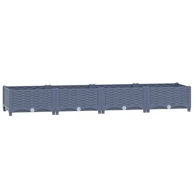 Zdjęcie produktu dla Donica Do Podniesionej Rabaty, 160X40X23 Cm, Polipropylen Lumarko!