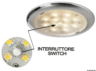 Zdjęcie produktu dla Lampa sufitowa Procion nikiel kolor satyna włącznik , 1 szt