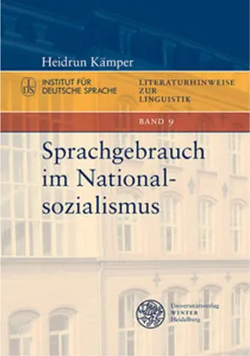 Produktbild von Sprachgebrauch im Nationalsozialismus