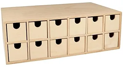 Aufbewahrungsbox mit 24 Schubladen, 33,5 x 20,5 x 11,5 cm