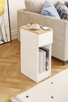 Produktbild von Skye Decor, Hochwertiger Beistelltisch (3 Teile) - Saphir Eiche, 100% Melamin | 12345