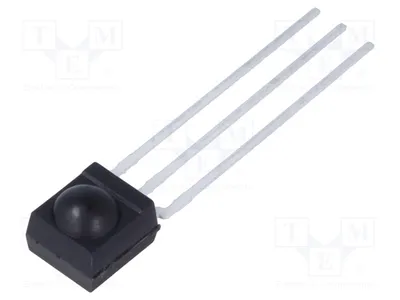 Image de 1 x Récepteur infrarouge intégré, tension de fonctionnement de 2,5 à 5,5 V, module récepteur infrarouge 236, angle de détection de 90°, fréquence de 36 kHz