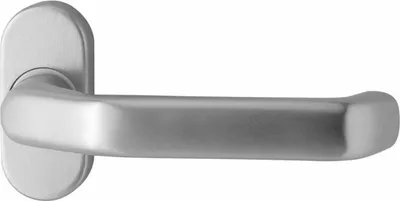 Produktbild von edi PT-Drücker-Halbgarnitur Ares 1200/2033,ov. VK8,silberfarbig eloxiert