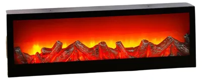 Produktbild von LED Kamin Kaminfeuer Dekokamin mit 10 warmweißen LEDs Tischkamin