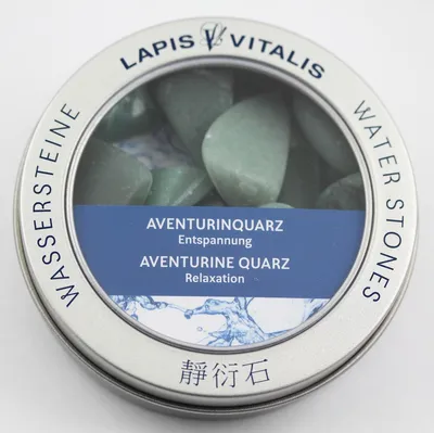 Produktbild von Aventurinquarz Wasserstein Mischung (Entspannung) W-224 Lapis Vitalis Edelstein